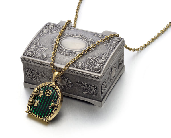 Hobbit Lord of the Rings Locket Movable Door Pendant Necklace
