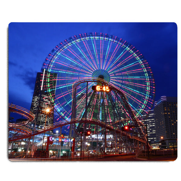 9.5x8" Ferris wheel Pattern Mouse Pad Mouse Mat