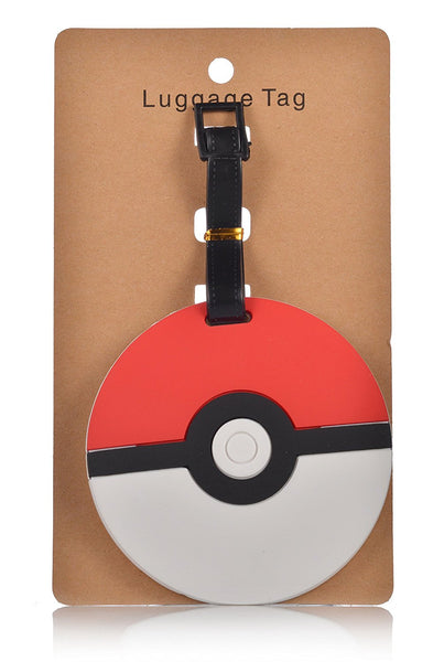 Heavy Duty Pokemon Travel Baggage Luggage Tag with Adjustable Strap
