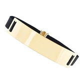 Metal Black Gold Belt Waistband with Chain