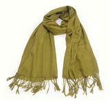 Thick Solid Color Pashmina Shawl Scarf