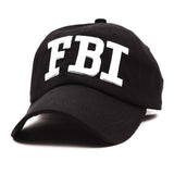 Unisex FBI Federal Bureau Of Investigation Print Adiustable Hat Baseball Cap