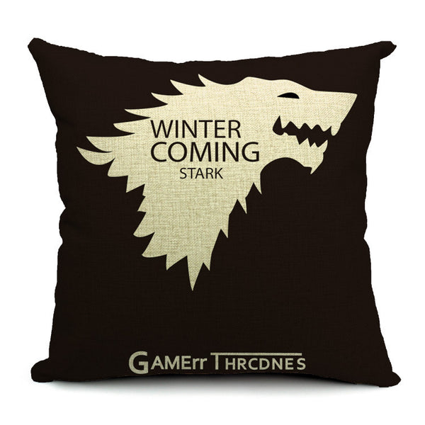 18" Premium Game of Thrones House Sigil Crest Print Pillow Cover Cushion Case
