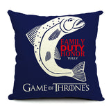 18" Premium Game of Thrones House Sigil Crest Print Pillow Cover Cushion Case