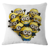 18 X 18 Inches Premium Despicable Me Minions Print Pillow Cover Cushion Case