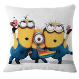 18 X 18 Inches Premium Despicable Me Minions Print Pillow Cover Cushion Case