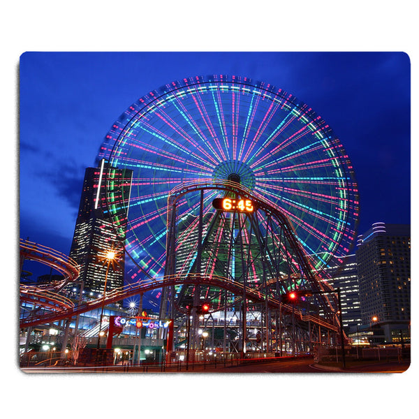 9.5x8" Ferris wheel Pattern Mouse Pad Mouse Mat