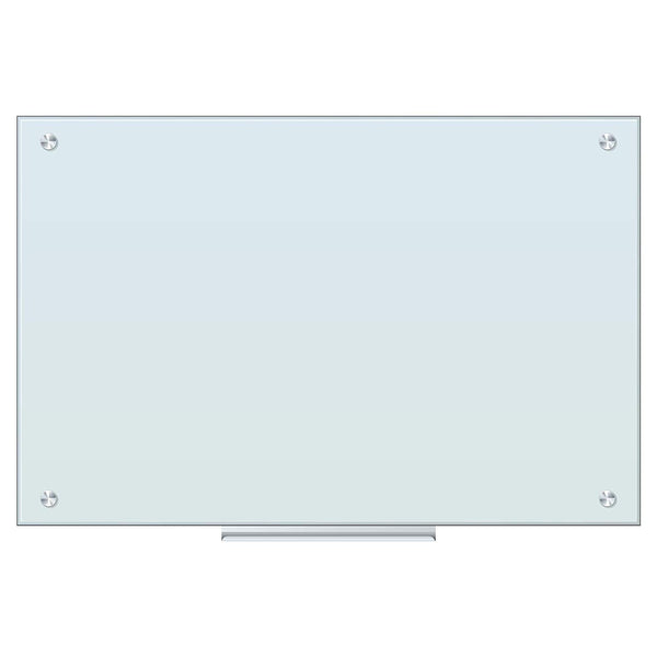 Magnetic Tempered Glass White Dry Erase Board 48 X 36 Inches