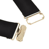Metal Black Gold Belt Waistband with Chain