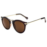 Women's Unisex Arrow Style Sunglasses Metal Frame Round Sunglasses
