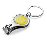 Novelty 3 in 1 Stainless Steel Sports Nail Clipper & Bottle Opener & Keychain