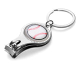Novelty 3 in 1 Stainless Steel Sports Nail Clipper & Bottle Opener & Keychain