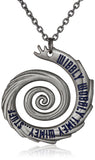 Doctor Who Wibbly Wobbly Timey Wimey Pendant Necklace