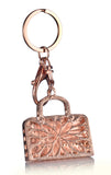 Patriotic Diamond American Flag Briefcase Pendant Keychain