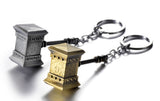 WOW World of Warcraft Orgrim Doomhammer Metal Pendant Keychain
