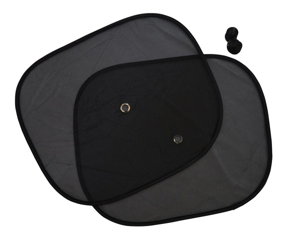 Car Side Rear Window Sunshade Sun Shade Cover Visor Shield Screen Black Mesh US Seller (2 Pcs Side)