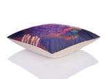 18" Premium Modern Simple Style Owl Print Cotton Linen Decorative Pillow Cover Cushion Case