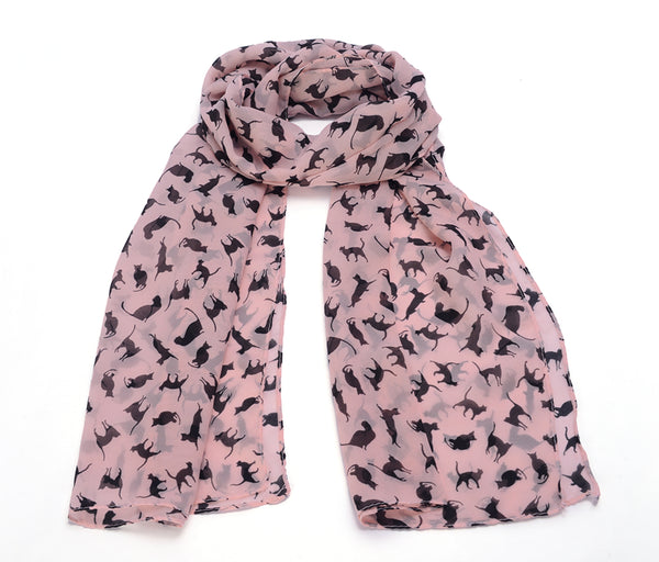 Premium Women Cat Kitten Scarf