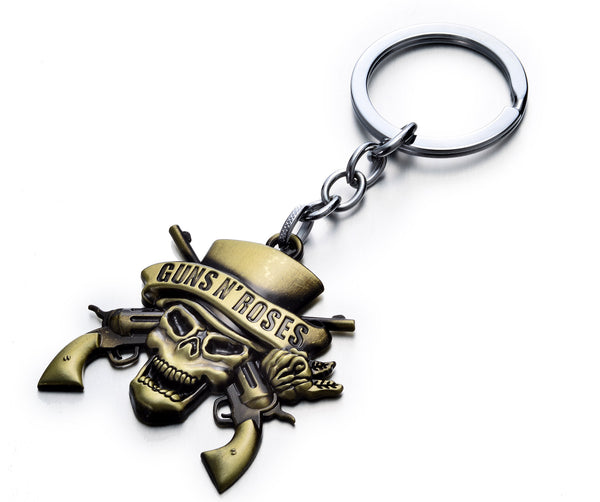 Rock Band Guns N' Roses Logo Metal Keychain
