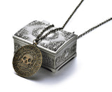 Pirates Of The Caribbean Movie Cursed Aztec Cortez Coin Pendant Necklace