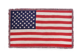 Duplex USA American Flag Cotton Couch Cover Tablecloth Carpet Rug