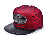 Batman Metal Logo Baseball Cap w/ Black Mesh Hip-hop Snapback Hat
