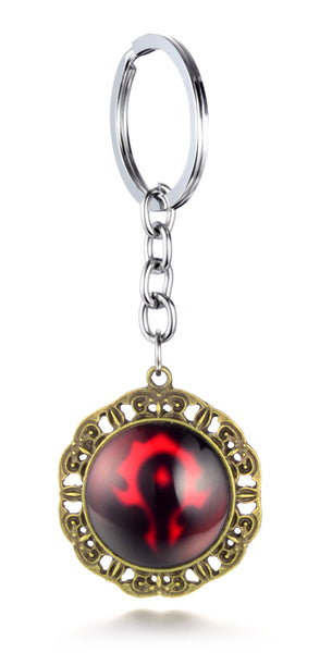 Official World of Warcraft Horde Symbol Metal Pendant Keychain