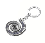 Doctor Who Wibbly Wobbly Timey Wimey Silver-Tone Pendant Keychain