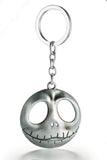 The Nightmare Before Christmas Pumpkin King of Halloween Town Jack Skellington Metal Pendant Keychain