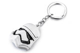 Movie Star WarsImperial Stormtrooper Mask Metal Pendant Keychain