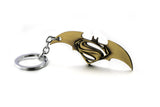 Movie Batman V Superman: Dawn of Justice Symbol Alloy Pendant Keychain