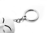 Movie V for Vendetta White Mask Metal Pendant Keychain