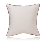 18" Compass Print Cotton Linen Decorative Pillow Cover Cushion