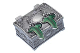 The Lord of the Rings Costume Aragorn Elven Green Leaf Pendant Earrings