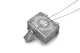 Doctor Who Silver Tardis 3D Police Box Necklace