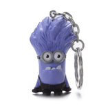 6PCS Keychain Set Despicable Me 2 Mini Action Figure 3D Minion Collectibles