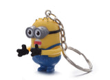 6PCS Keychain Set Despicable Me 2 Mini Action Figure 3D Minion Collectibles