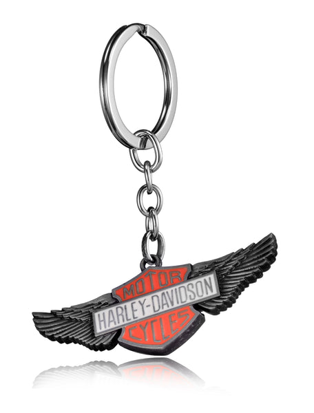Harley-Davidson Bar & Shield Metal Pendant Keychain