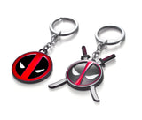 Marvel Comics Movie Deadpool Logo Metal Pendant Keychain