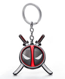 Marvel Comics Movie Deadpool Logo Metal Pendant Keychain