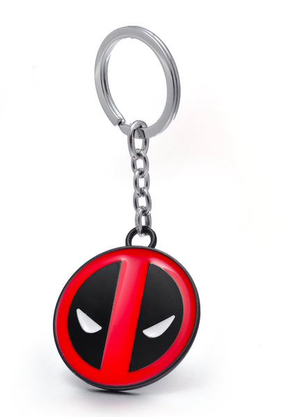 Marvel Comics Movie Deadpool Logo Metal Pendant Keychain