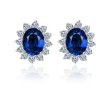 Premium Kate Middleton's Engagement Necklace Ring Earring Set
