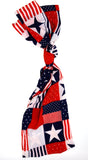 American Flag Texas Lone Star Long Soft Neckerchief Patriotic