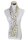 Premium Women Cat Kitten Print Soft Long Neckerchief Scarf