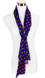 Premium Women Cat Kitten Print Soft Long Neckerchief Scarf