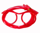 Fun Drinking Unique Flexible Novelty Soft Glasses & Crown Straw Glasses Tube