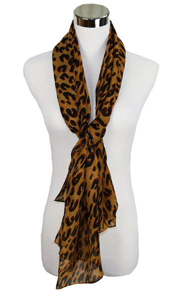 Women Premium Leopard Print Scarf