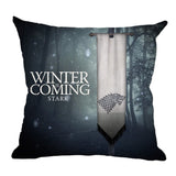 18" Premium Game of Thrones House Motto Print Pillow Cover Cushion Case